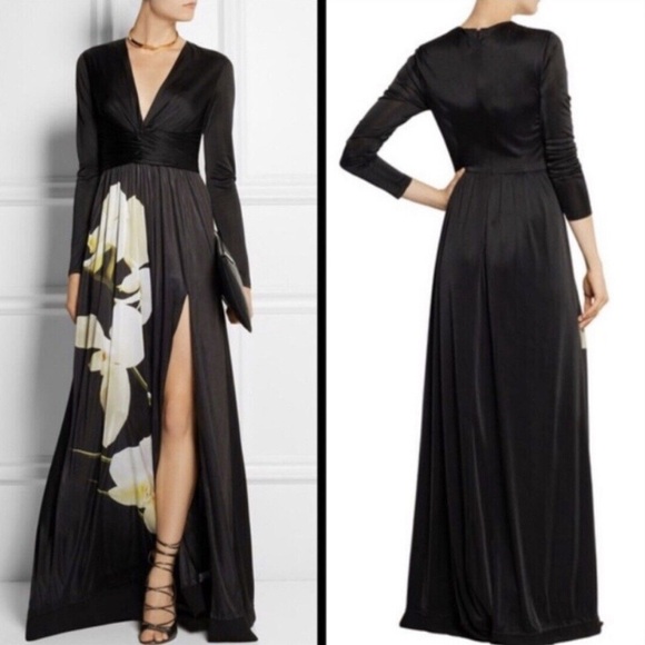 NEW Altuzurra Target 20 Years Collaboration Orchid Maxi Dress Size S Black Gown - Picture 3 of 8